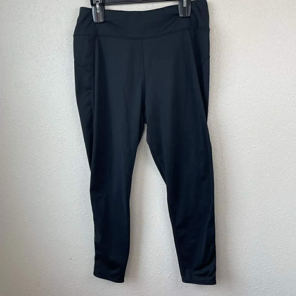 CuddlDuds Black Leggings Size L